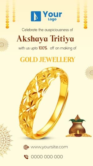 Akshaya Tritiya Offers creative template