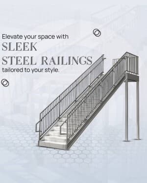 Steel Railing marketing poster