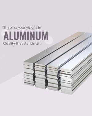 Aluminium template