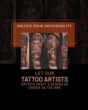 Tattoo business banner