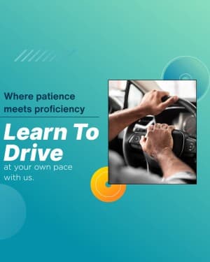 Driving school business template