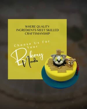 Bakery and Cake promotional post