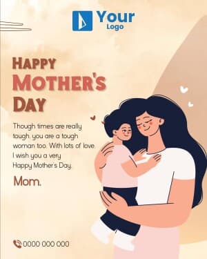 Mother's Day Wishes marketing flyer