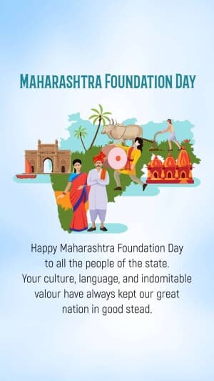 Insta Story - Maharashtra Foundation Day video