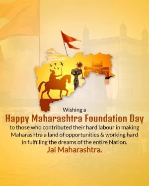 Maharashtra Day illustration