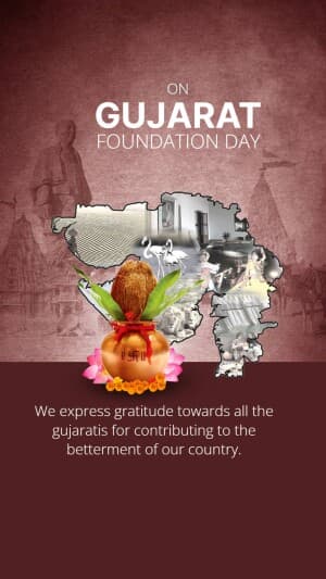 Insta Story - Gujarat Foundation Day banner