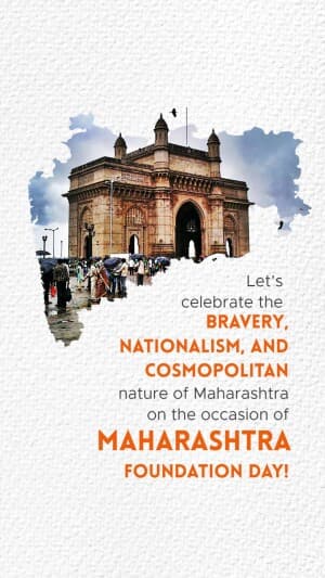 Insta Story - Maharashtra Foundation Day graphic