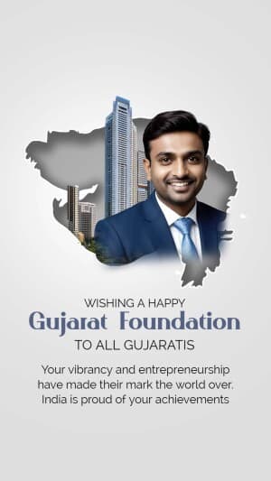 Insta Story - Gujarat Foundation Day poster