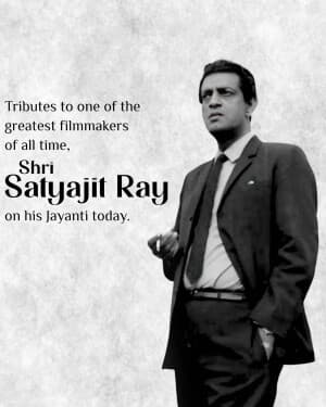 Satyajit Ray Jayanti flyer