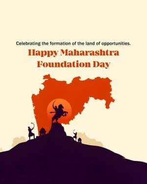 Maharashtra Day flyer