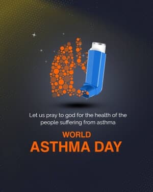 World Asthma Day flyer