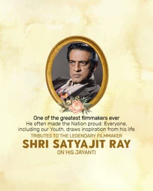 Satyajit Ray Jayanti image