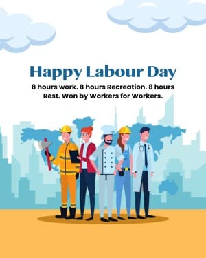 Labour Day event poster