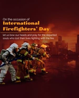 International Firefighters' Day flyer