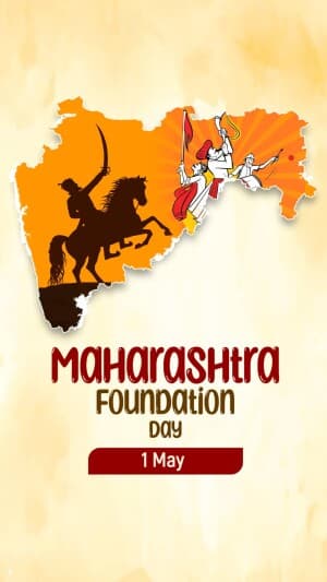 Insta Story - Maharashtra Foundation Day banner