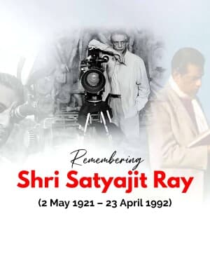 Satyajit Ray Jayanti poster