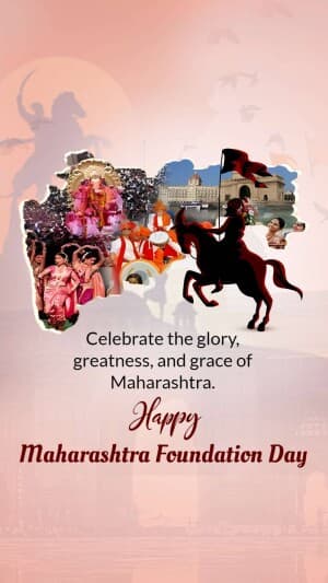 Insta Story - Maharashtra Foundation Day poster