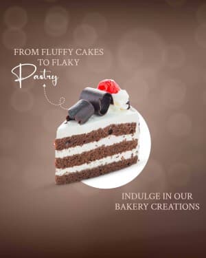 Bakery and Cake facebook ad