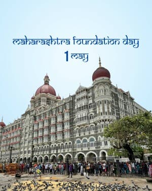 Maharashtra Day event poster