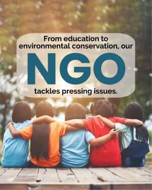 NGO promotional template