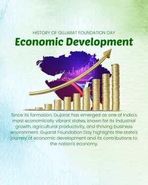 History - Gujarat Foundation Day banner