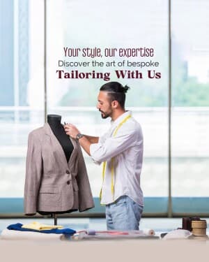 Tailor business banner