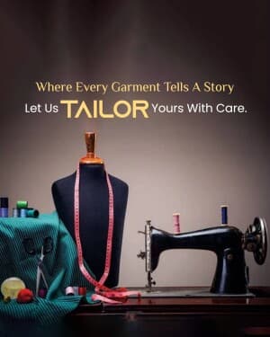 Tailor business flyer