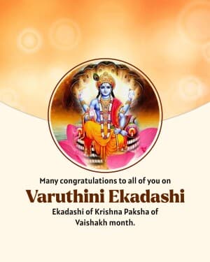 Varuthini Ekadashi event poster