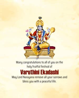 Varuthini Ekadashi post