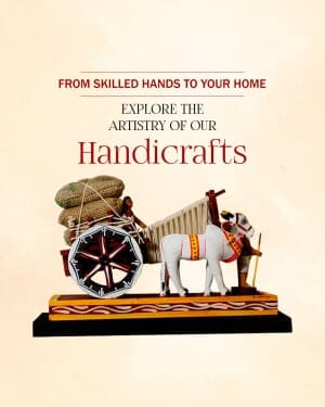 Handicrafts business banner