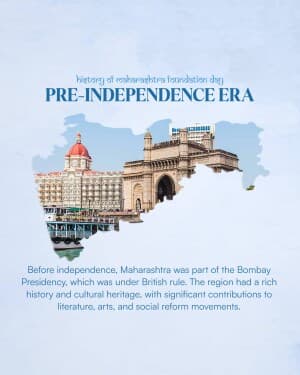 History - Maharashtra Foundation Day graphic