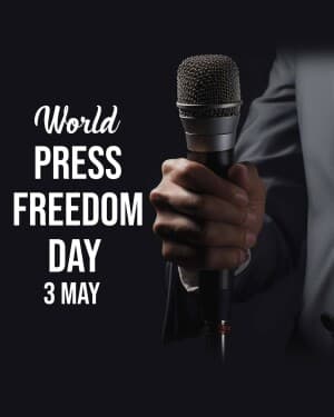 World Press Freedom Day event poster