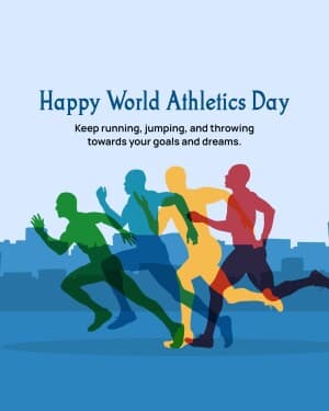 World Athletics Day illustration