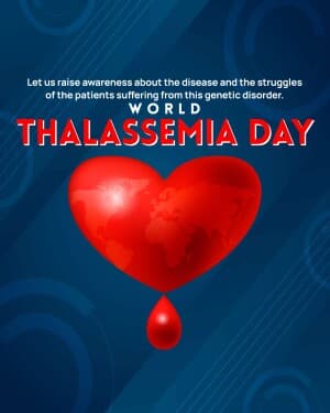 World Thalassemia Day graphic