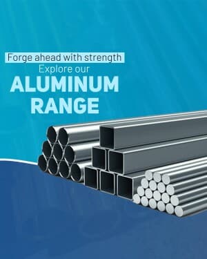 Aluminium poster