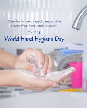 World Hand Hygiene Day flyer