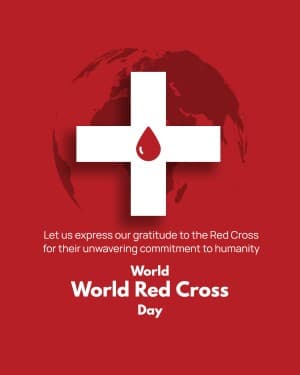 World Red Cross Day flyer
