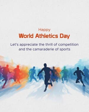 World Athletics Day flyer