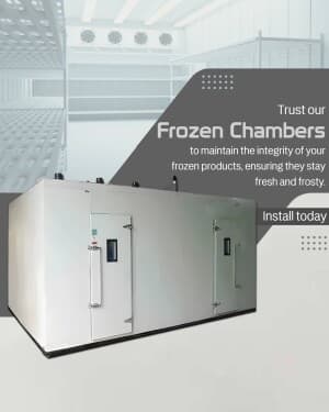 Cold Storage promotional template