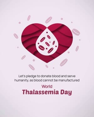 World Thalassemia Day post