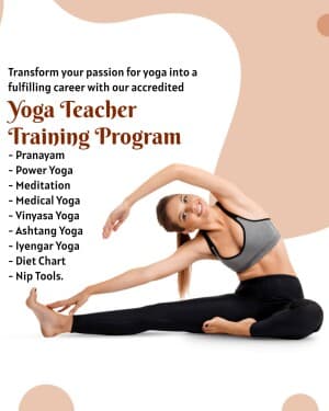 GYM and Yoga facebook ad