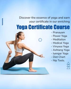 Yoga business banner