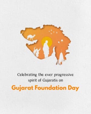 Gujarat Foundation  Day post