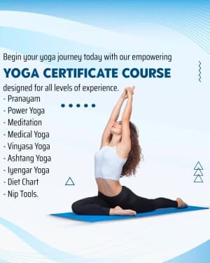 Yoga business template