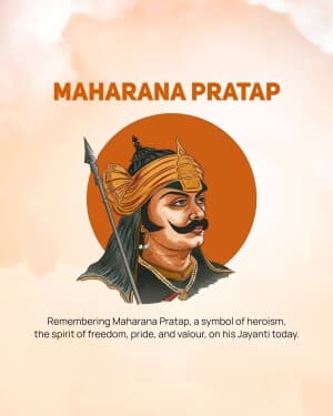 Maharana Pratap Jayanti poster