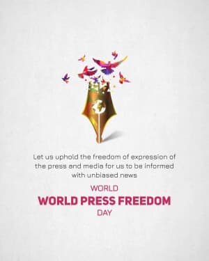 World Press Freedom Day post