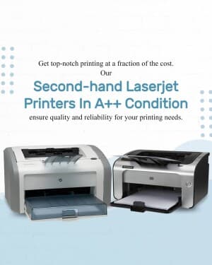 Printer flyer