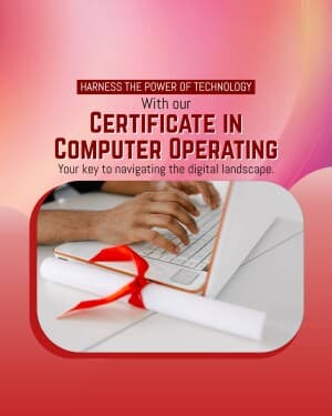 Ceritificate Courses template