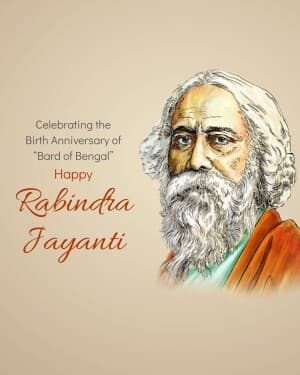 Rabindra Jayanti event poster