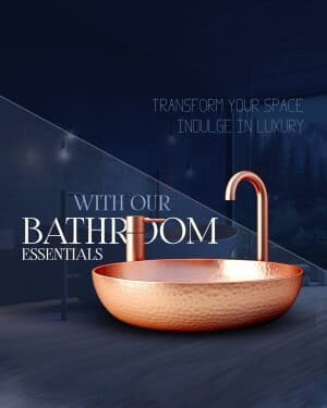 Bathroom Accessories business flyer